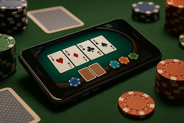 Poker on smartphones