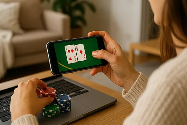 Digital blackjack gameplay