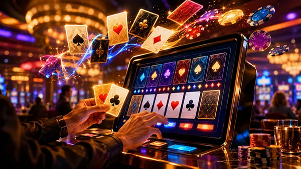 Video poker paytable