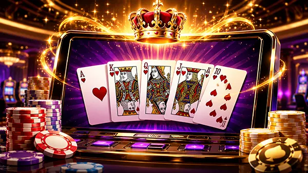 Video poker paytable