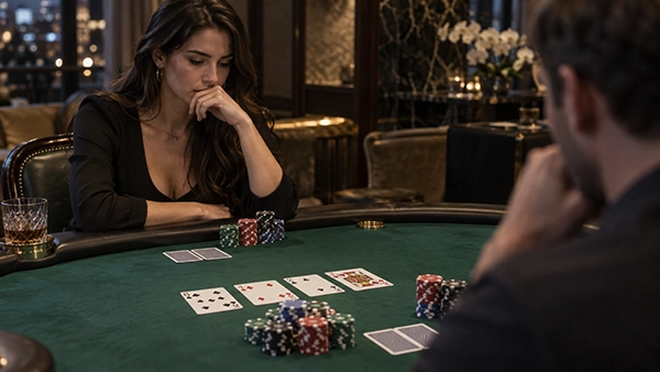 Poker board texture